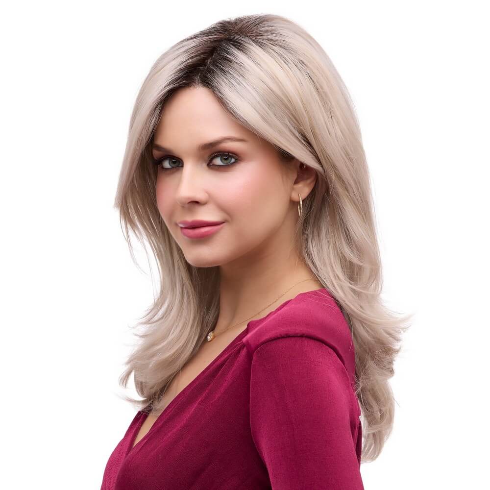 Bobbi by Envy wig in Silky Beige-R Image 3