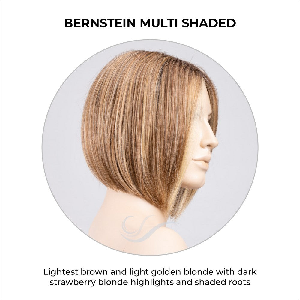 Dua by Ellen Wille in Bernstein Multi Shaded-Lightest brown and light golden blonde with dark strawberry blonde highlights and shaded roots