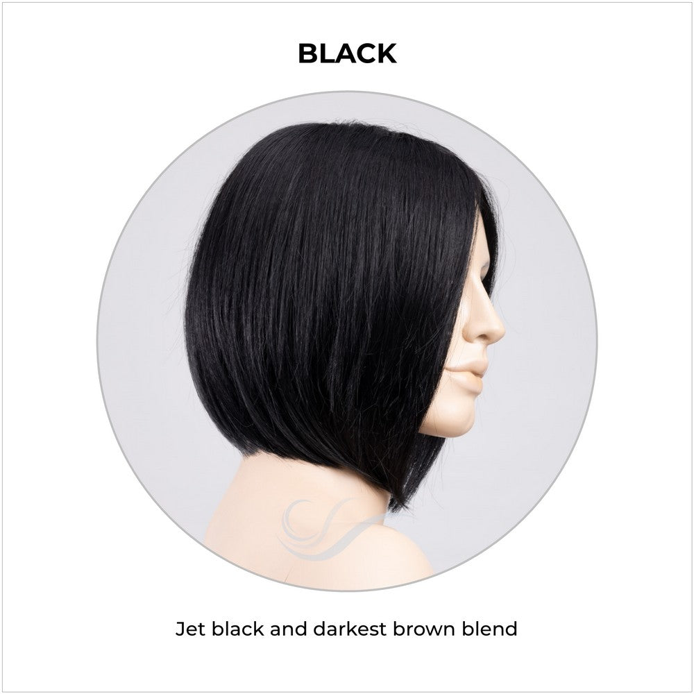 Dua by Ellen Wille in Black-Jet black and darkest brown blend