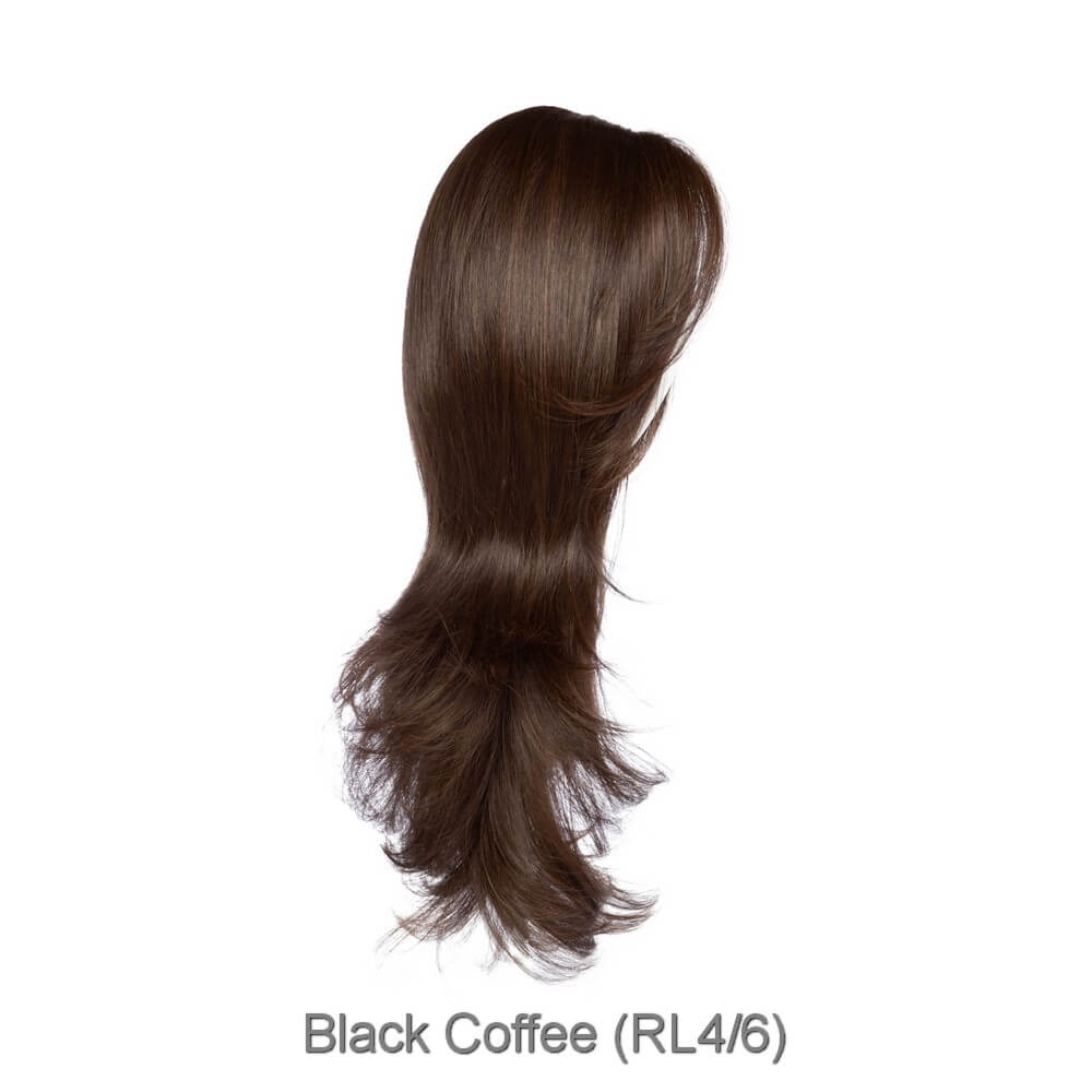 Feature Length by Raquel Welch wig in Black Coffee (RL4/6)