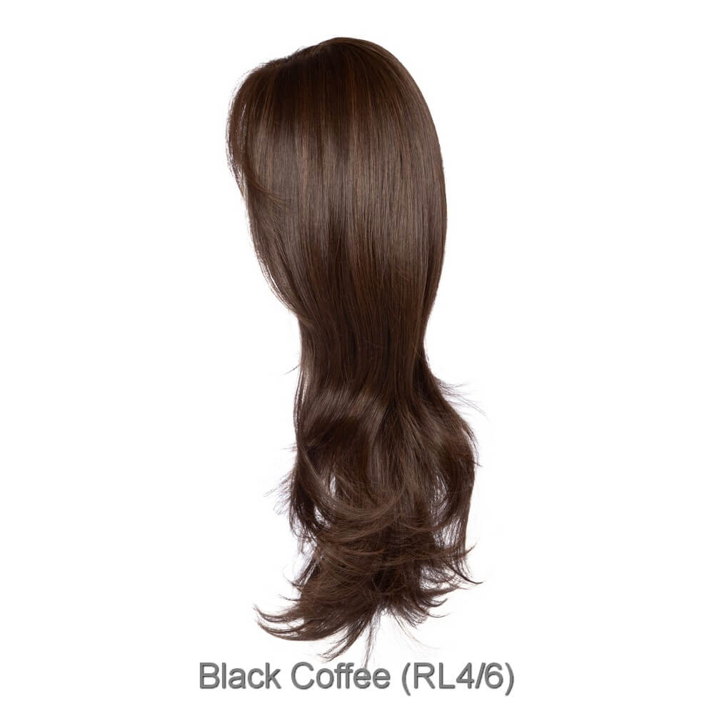 Feature Length by Raquel Welch wig in Black Coffee (RL4/6)