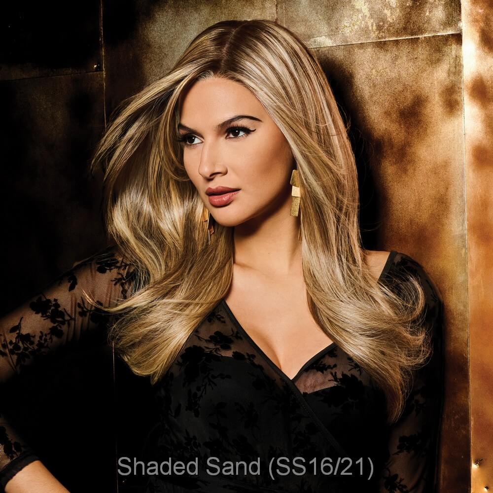 Feature Length by Raquel Welch wig in Shaded Sand (SS16/21)