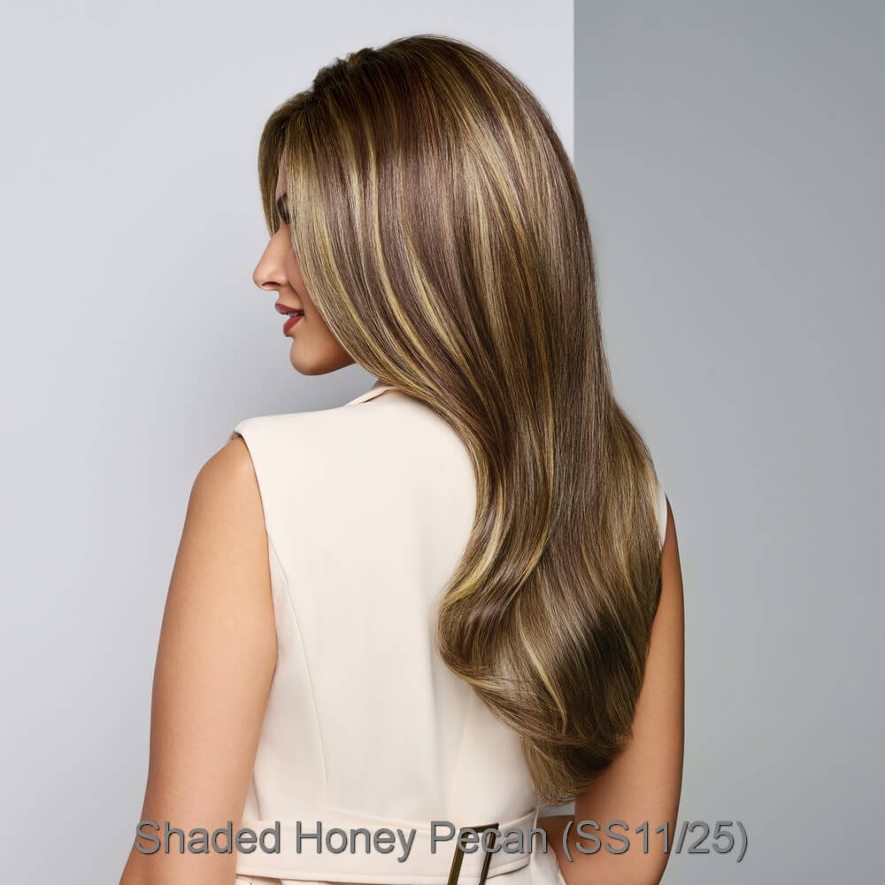 Feature Length by Raquel Welch wig in Shaded Honey Pecan (SS11/25)