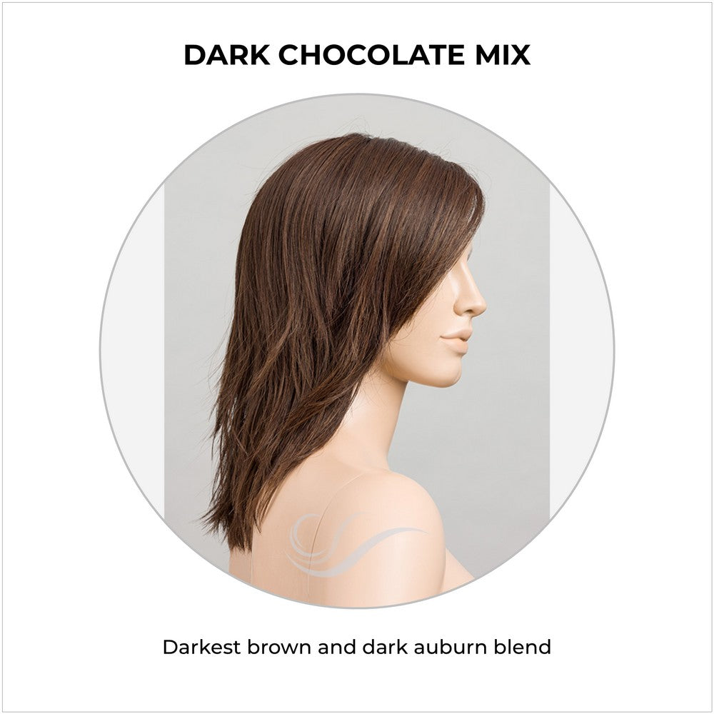 Flow by Ellen Wille wig in Dark Chocolate Mix-Darkest brown and dark auburn blend