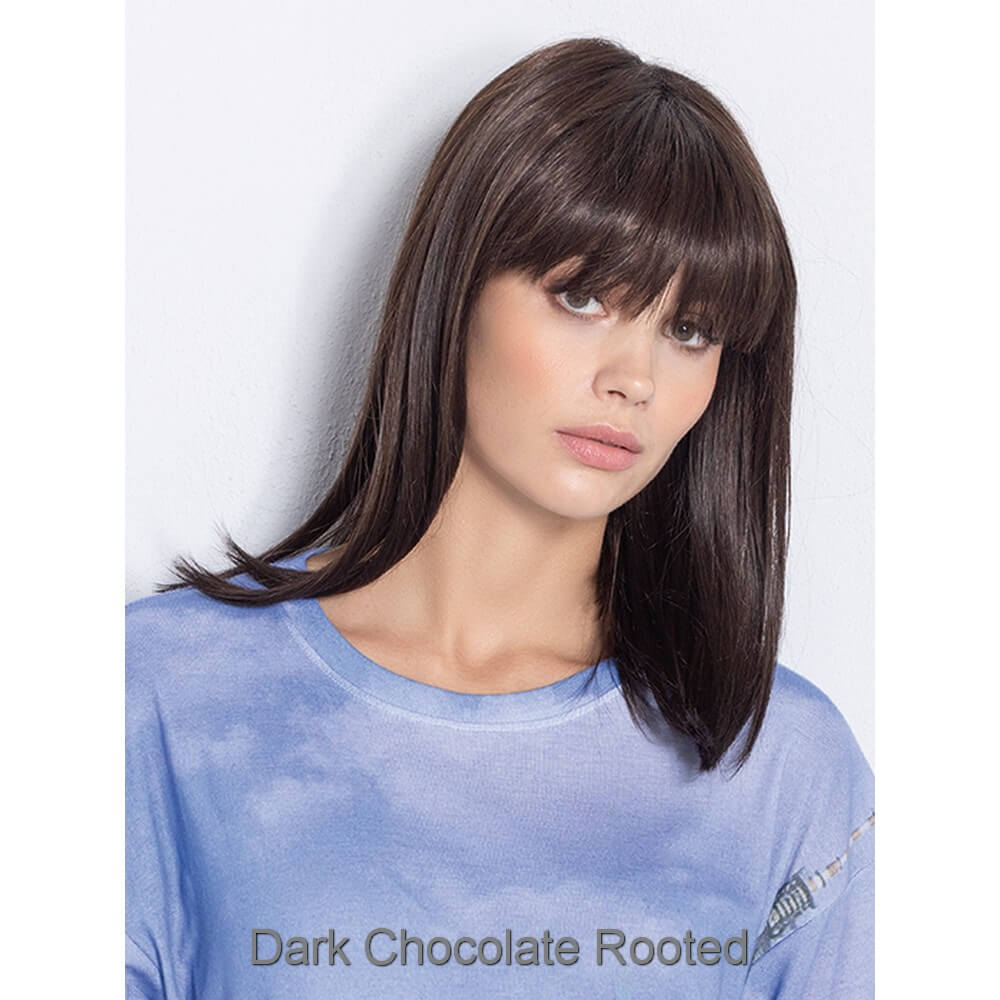 Jacky by Ellen Wille wig in Dark Chocolate Rooted