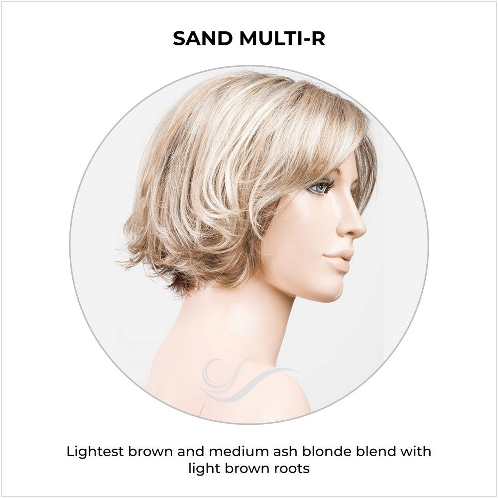 Like Mono Part by Ellen Wille in Sand Multi-R-Lightest brown and medium ash blonde blend with light brown roots