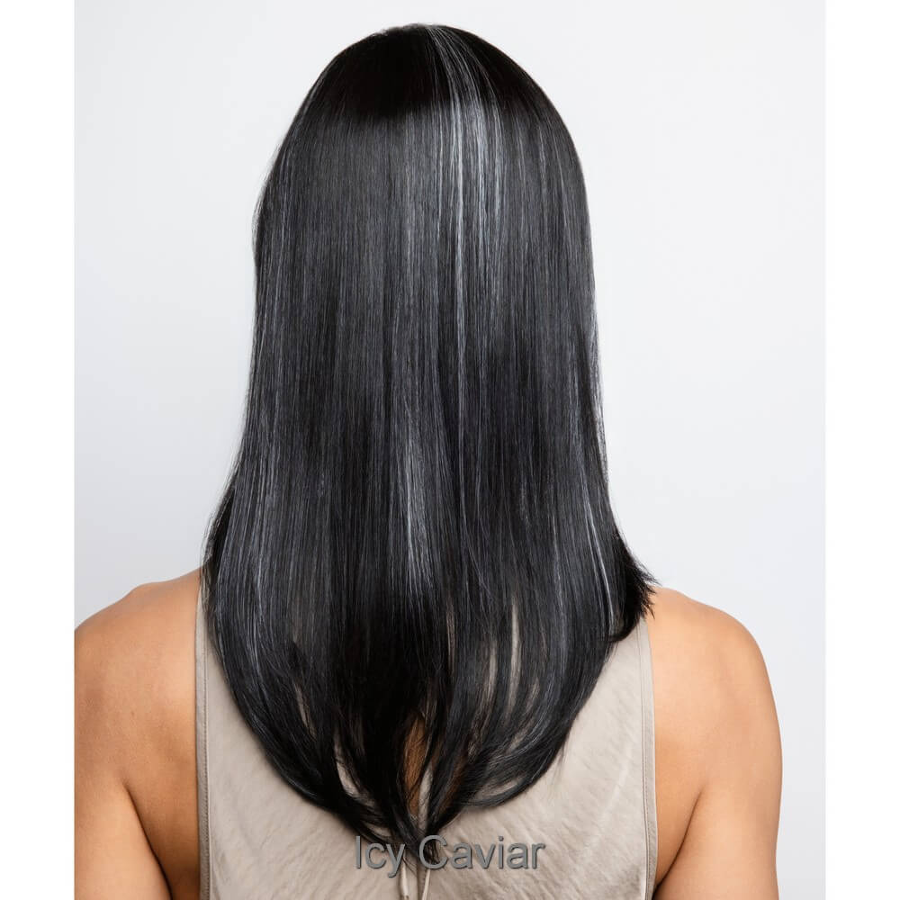 Long Top Piece Mono LG (Large) by Amore topper in Icy Caviar Image 4
