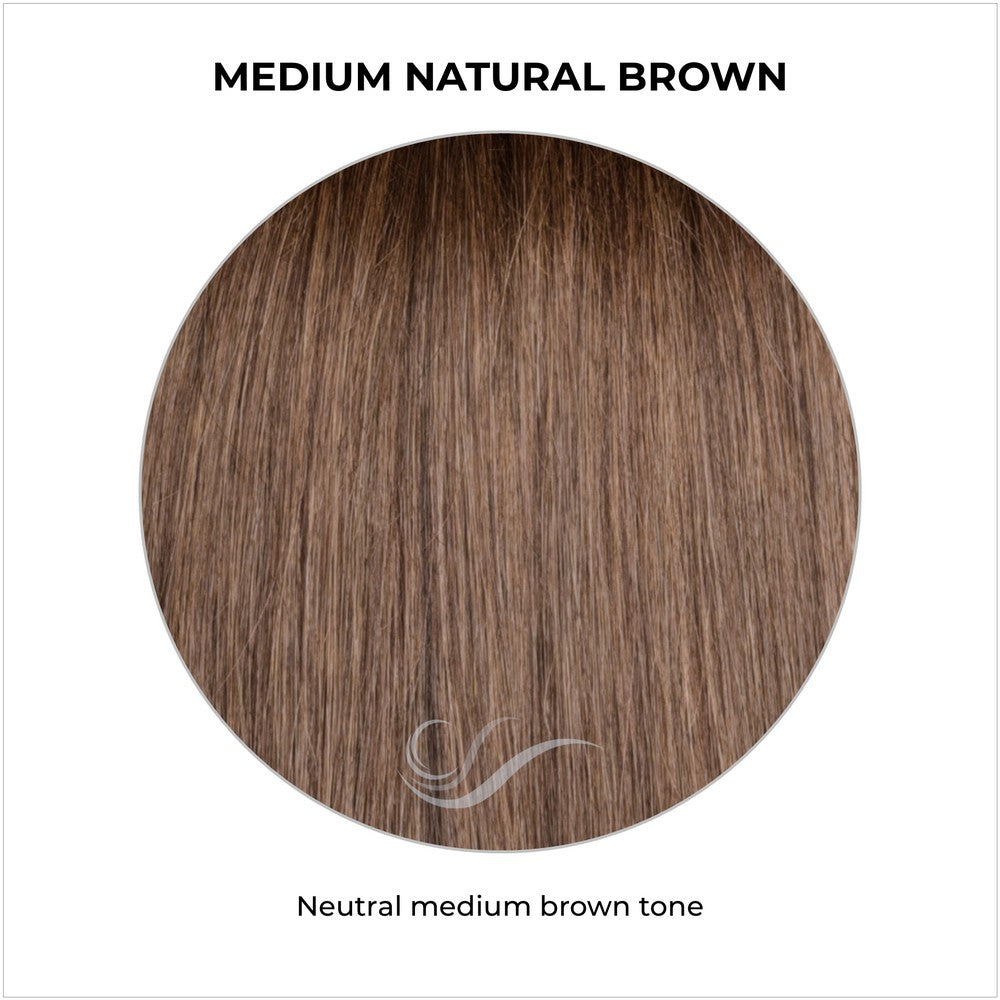 Medium Natural Brown-Neutral medium brown tone
