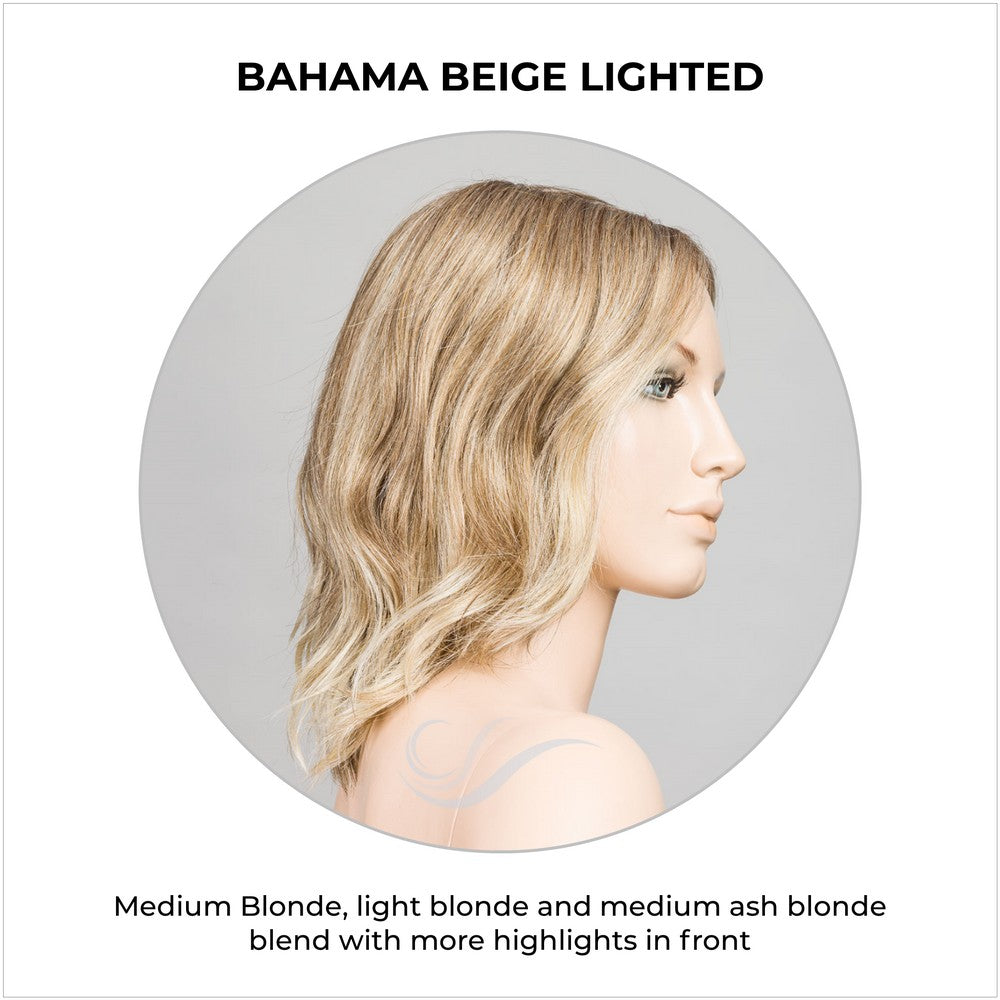 Dua by Ellen Wille in Bahama Beige Lighted-Medium Blonde, light blonde and medium ash blonde blend with more highlights in front