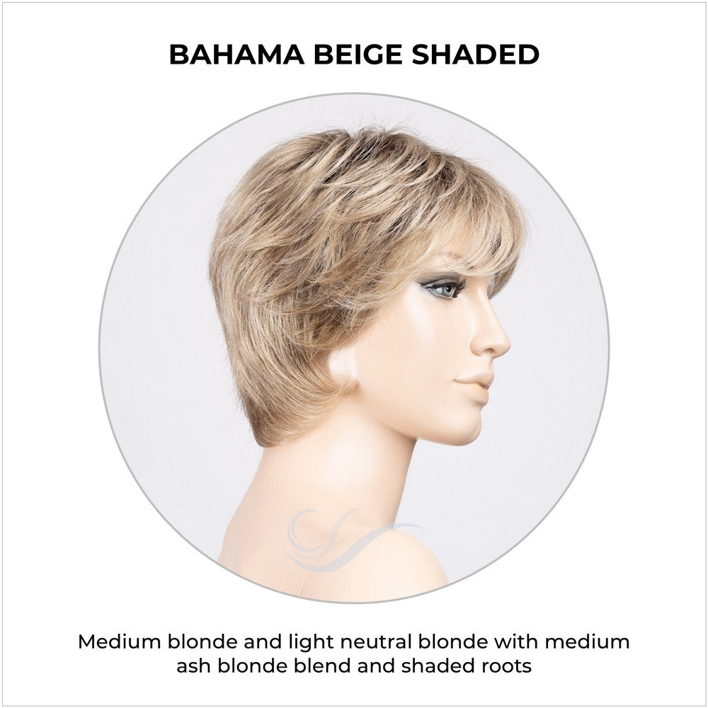 Prima Soft by Ellen Wille in Bahama Beige Shaded-Medium blonde and light neutral blonde with medium ash blonde blend and shaded roots