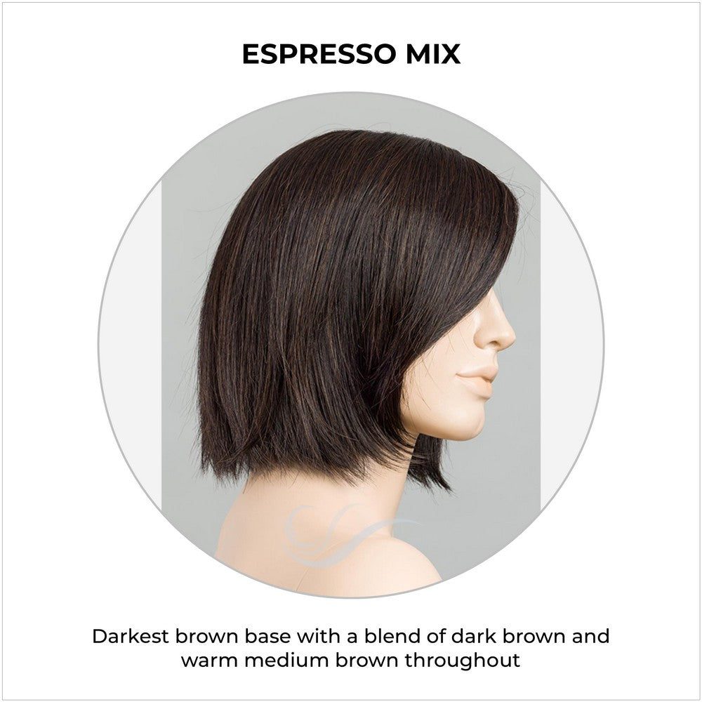 Ready by Ellen Wille in Espresso Mix-Darkest brown base with a blend of dark brown and warm medium brown throughout