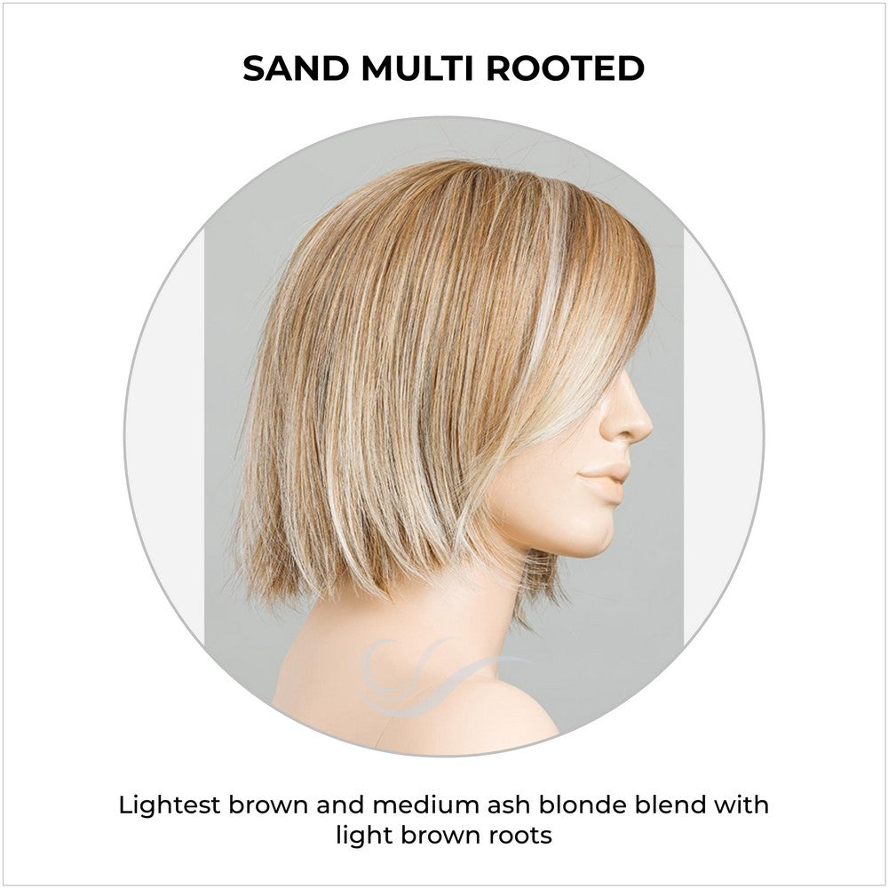 Ready by Ellen Wille in Sand Multi Rooted-Lightest brown and medium ash blonde blend with light brown roots