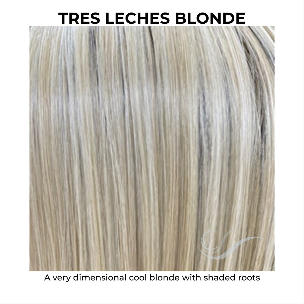Tres Leches Blonde-A very dimensional cool blonde with shaded roots