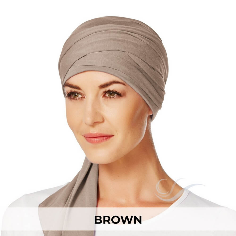 Christine Headwear Mantra Long Scarf 167-Brown