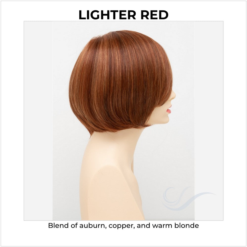 Abbey By Envy in Lighter Red-Blend of auburn, copper, and warm blonde