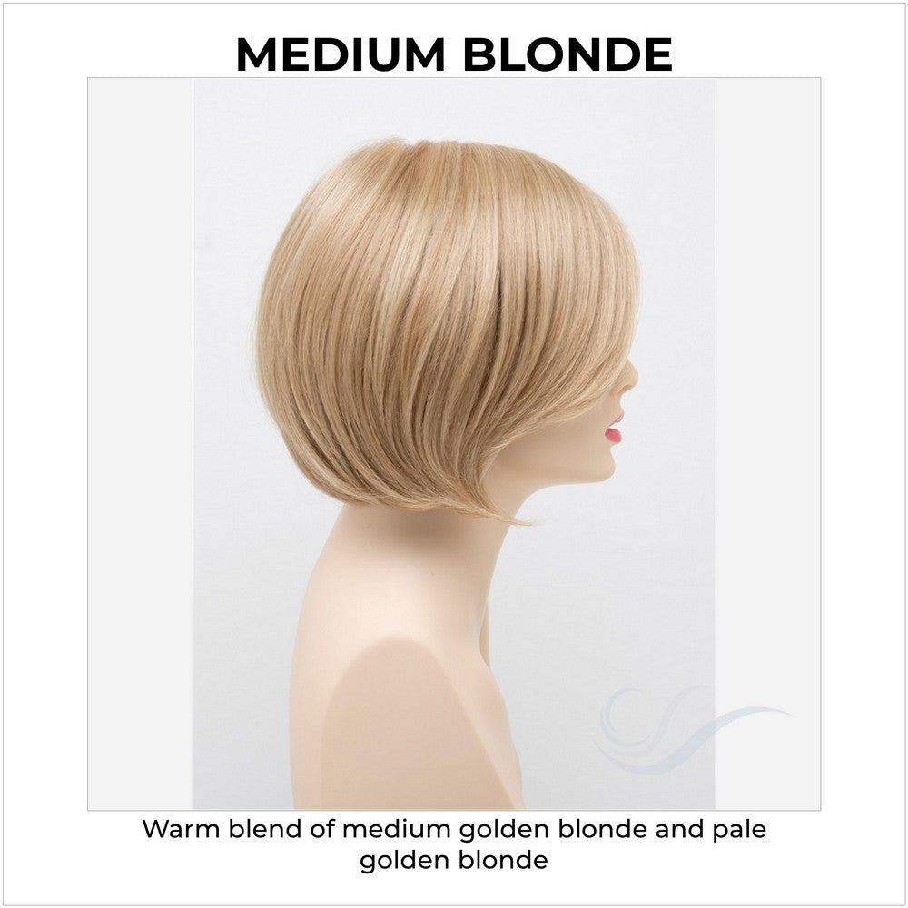Abbey By Envy in Medium Blonde-Warm blend of medium golden blonde and pale golden blonde