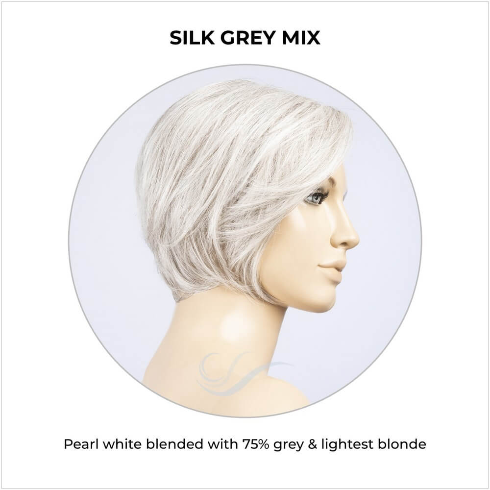 Aletta by Ellen Wille in Silk Grey Mix-Pearl white blended with 75% grey & lightest blonde