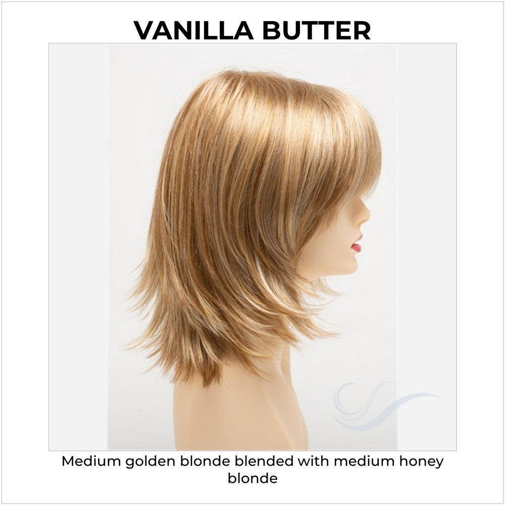 Amber by Envy in Vanilla Butter-Medium golden blonde blended with medium honey blonde