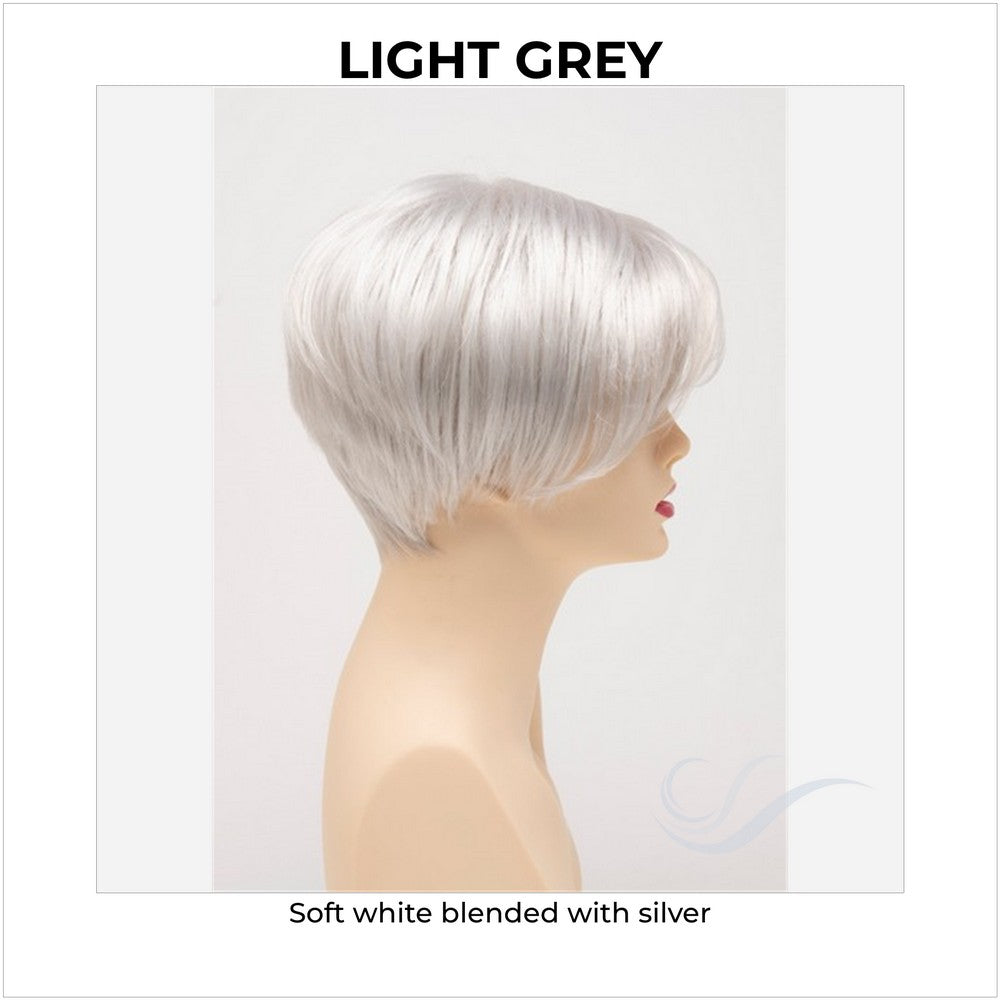 Amy by Envy in Light Grey-Soft white blended with silver