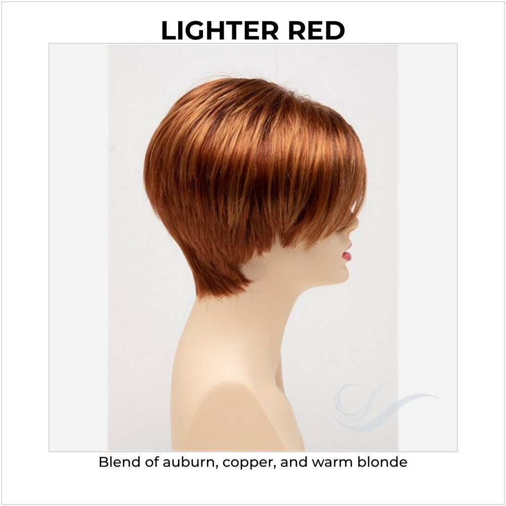 Amy by Envy in Lighter Red-Blend of auburn, copper, and warm blonde