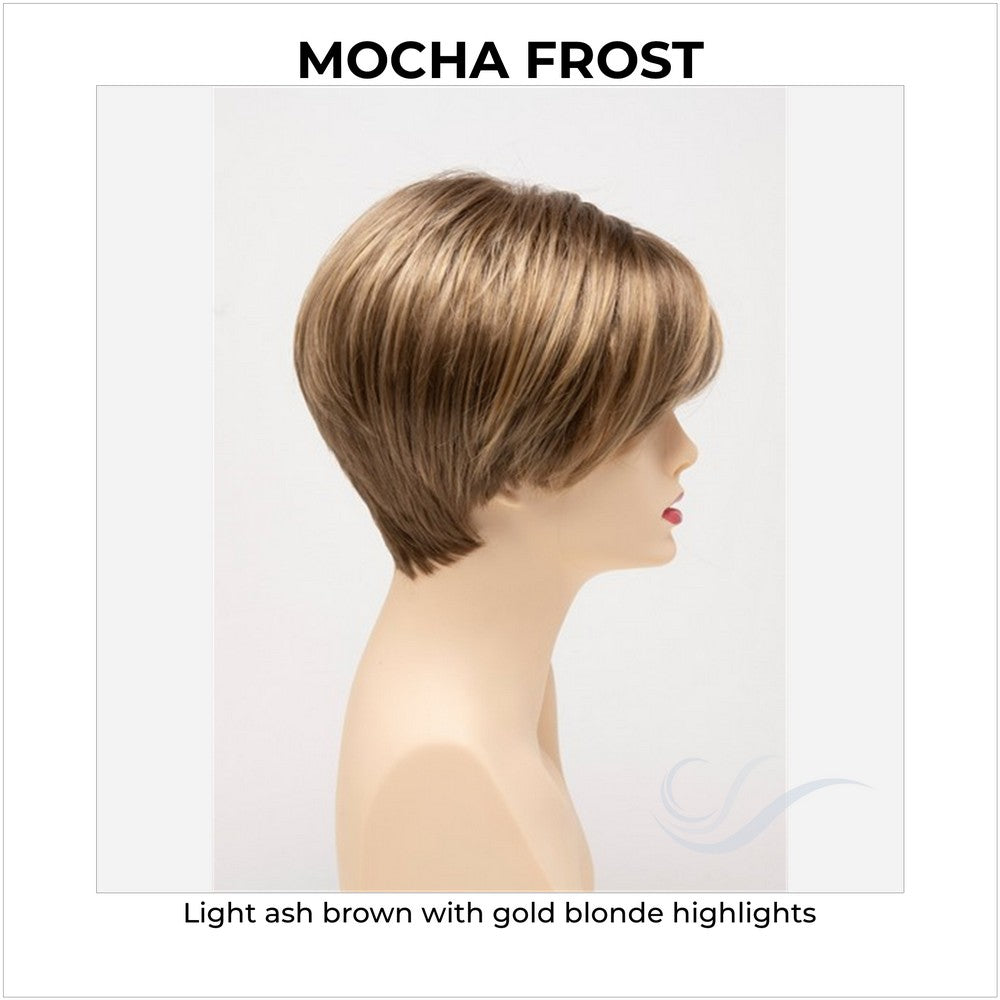 Amy by Envy in Mocha Frost-Light ash brown with gold blonde highlights