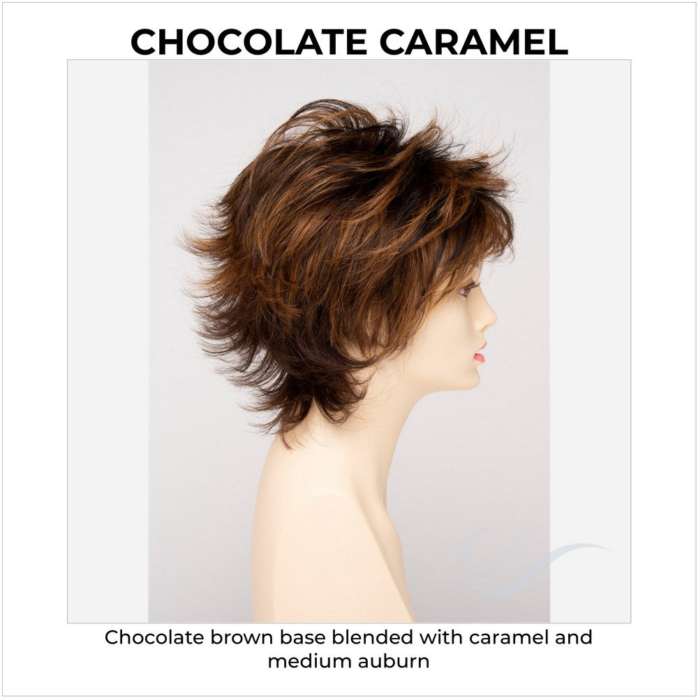 Aria By Envy in Chocolate Caramel-Chocolate brown base blended with caramel and medium auburn