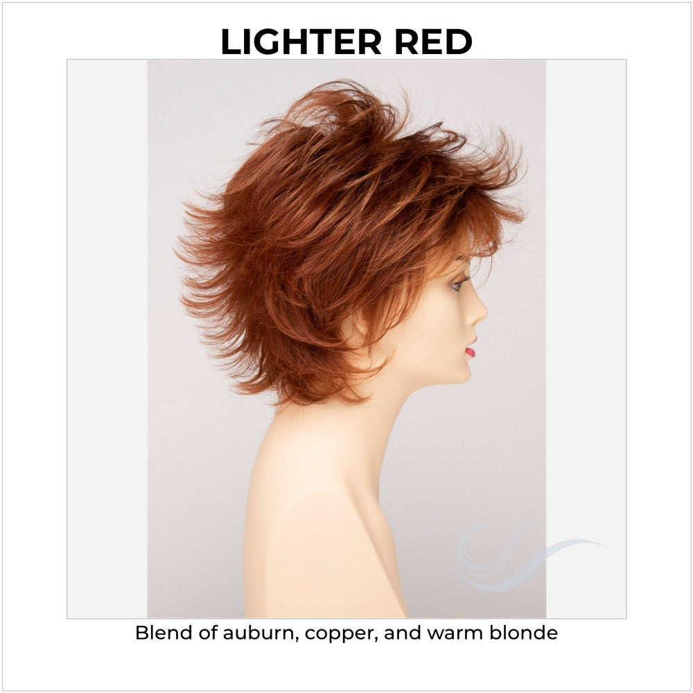 Aria By Envy in Lighter Red-Blend of auburn, copper, and warm blonde