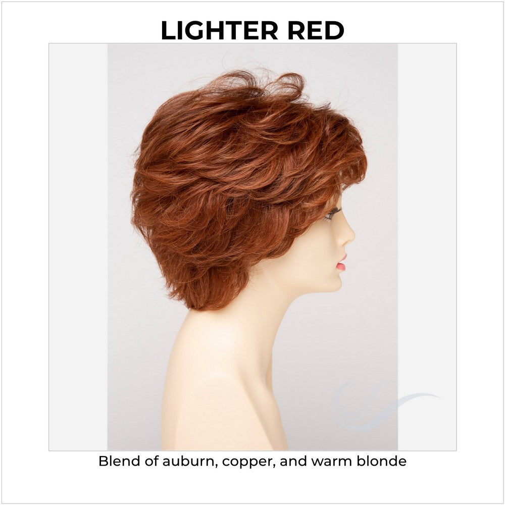 Aubrey By Envy in Lighter Red-Blend of auburn, copper, and warm blonde