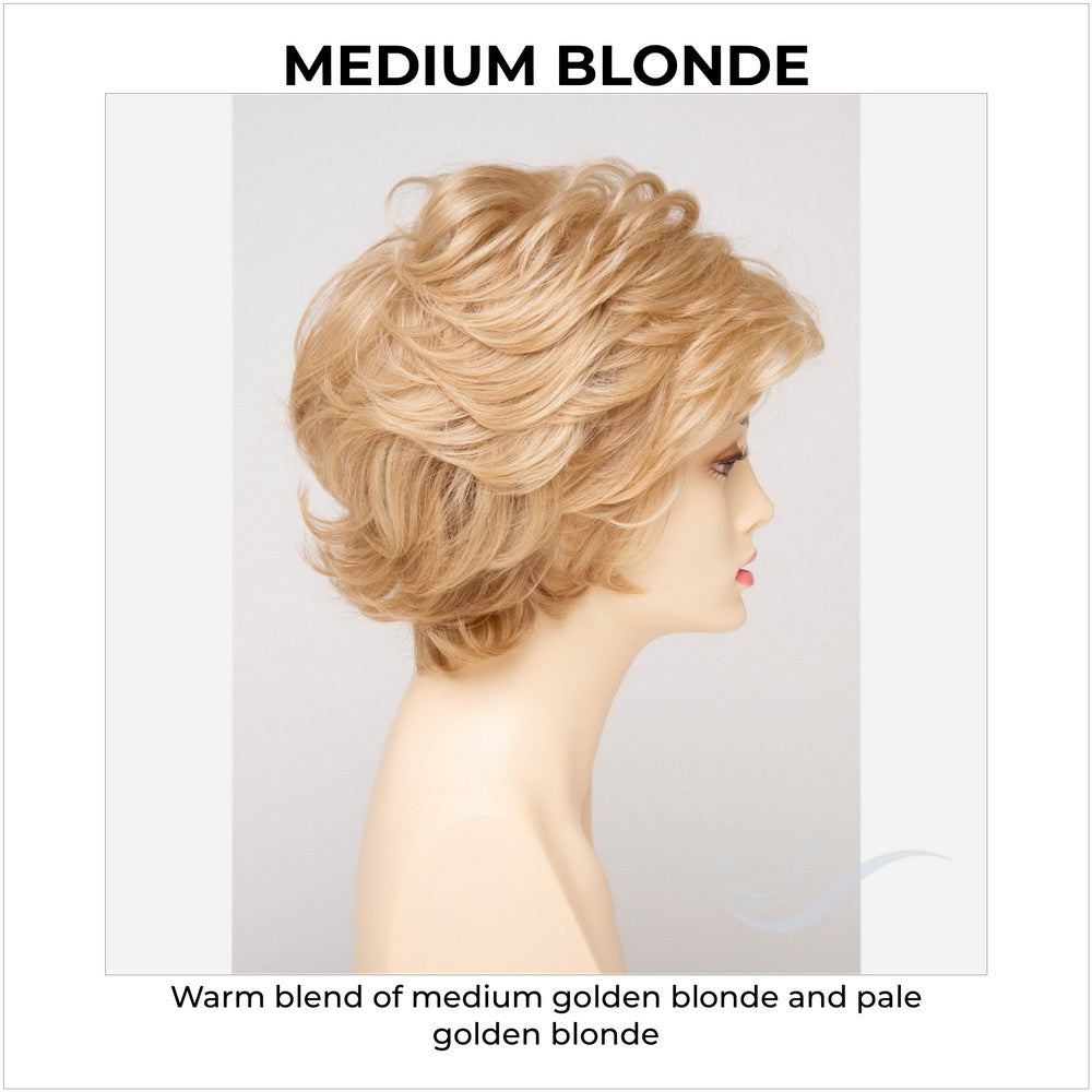 Aubrey By Envy in Medium Blonde-Warm blend of medium golden blonde and pale golden blonde