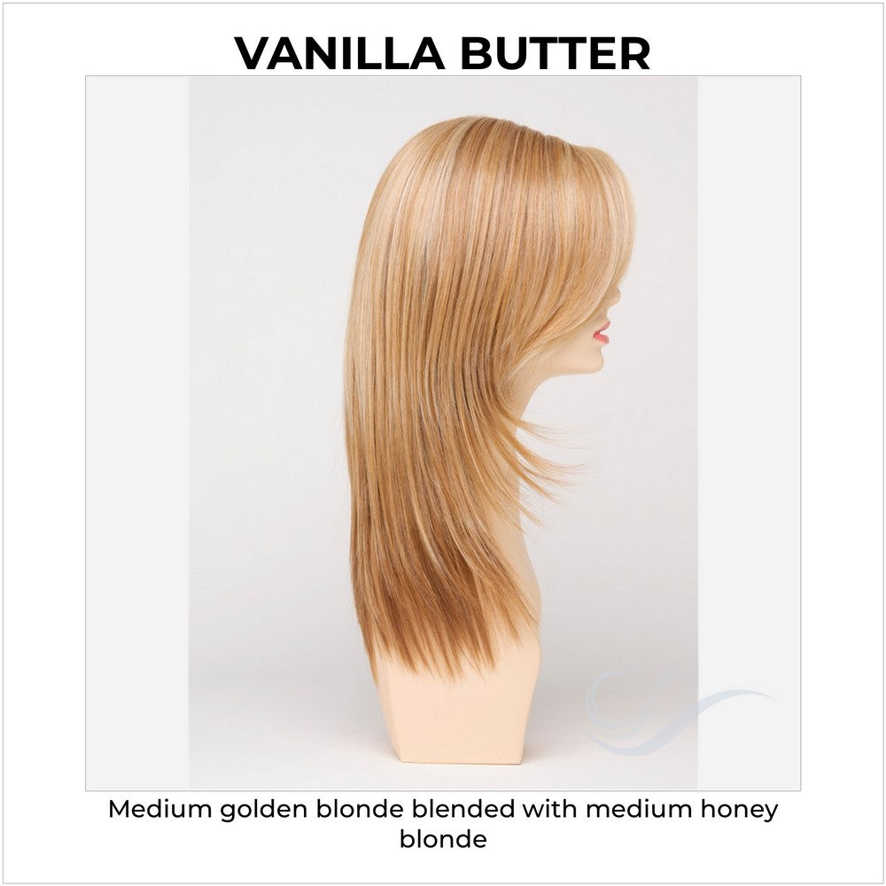 Ava By Envy in Vanilla Butter-Medium golden blonde blended with medium honey blonde