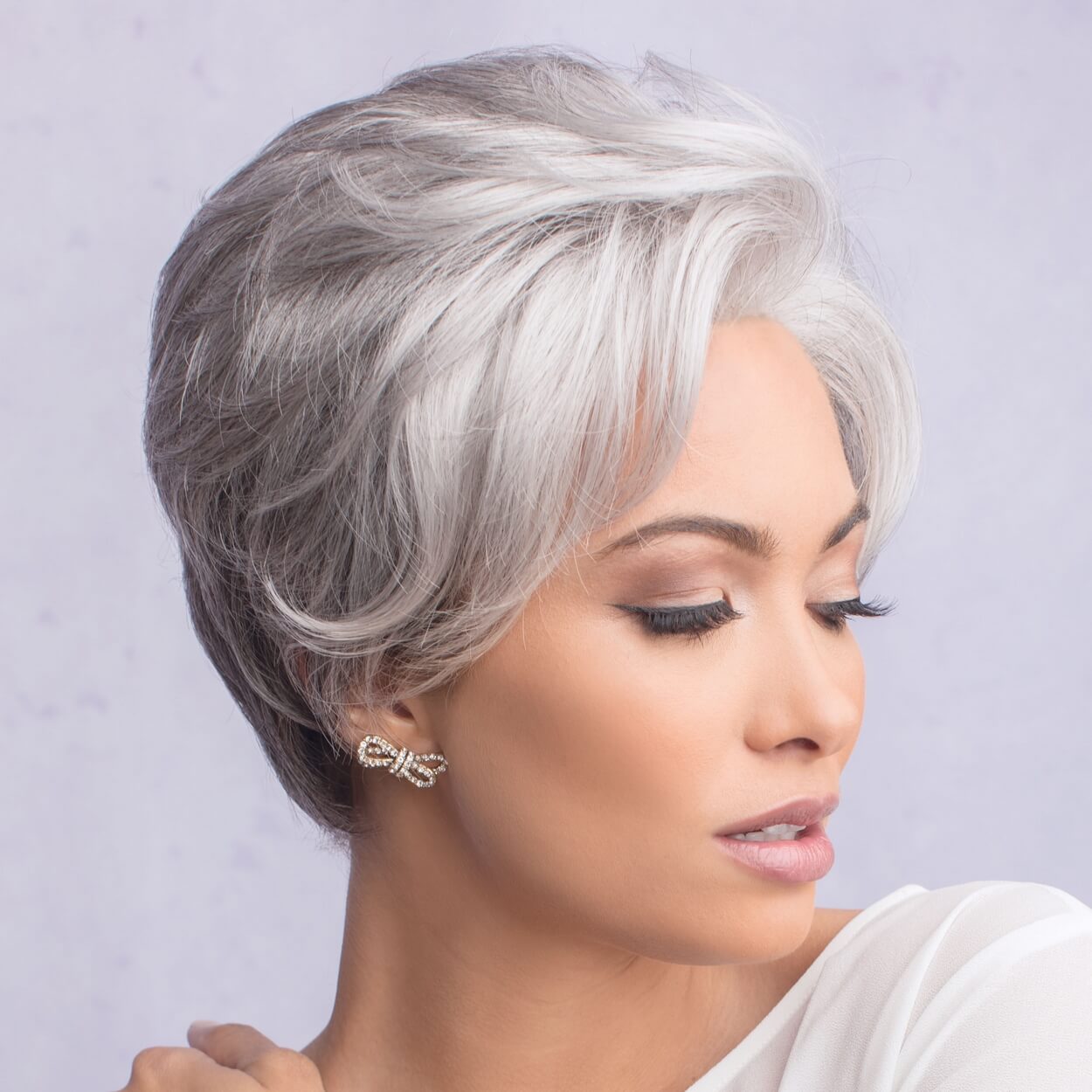 Zara by Alexander Couture in Silver Stone