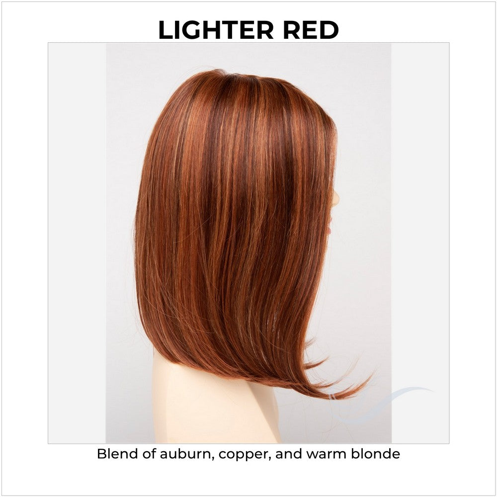 Chelsea By Envy in Lighter Red-Blend of auburn, copper, and warm blonde