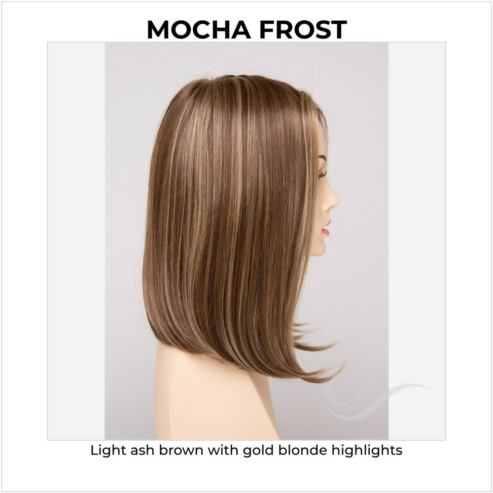 Chelsea By Envy in Mocha Frost-Light ash brown with gold blonde highlights