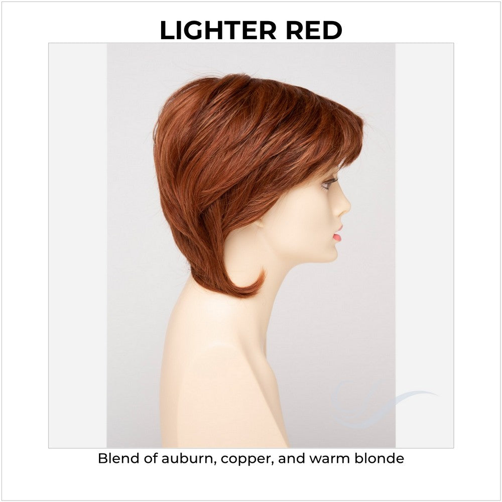 Coti By Envy in Lighter Red-Blend of auburn, copper, and warm blonde