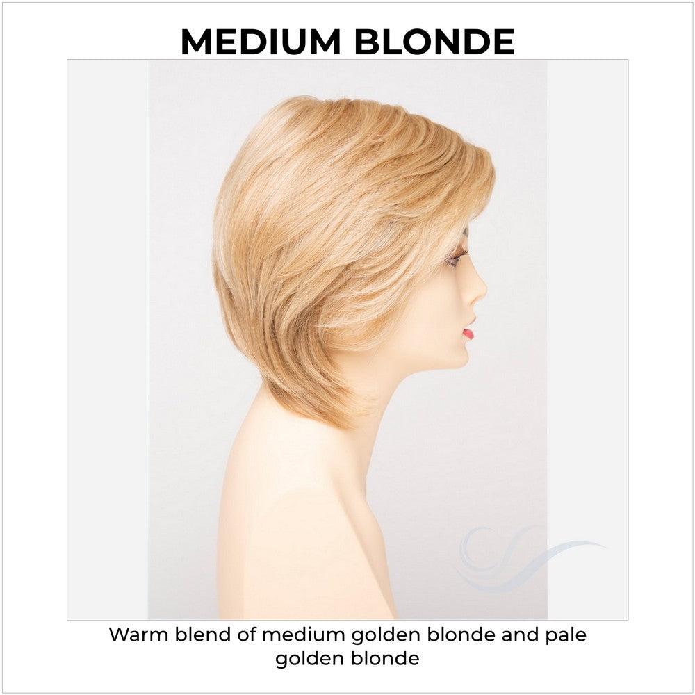 Coti By Envy in Medium Blonde-Warm blend of medium golden blonde and pale golden blonde