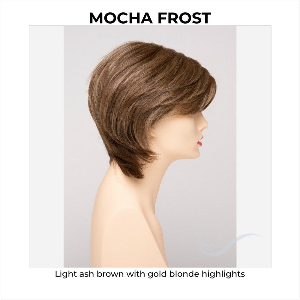 Coti By Envy in Mocha Frost-Light ash brown with gold blonde highlights