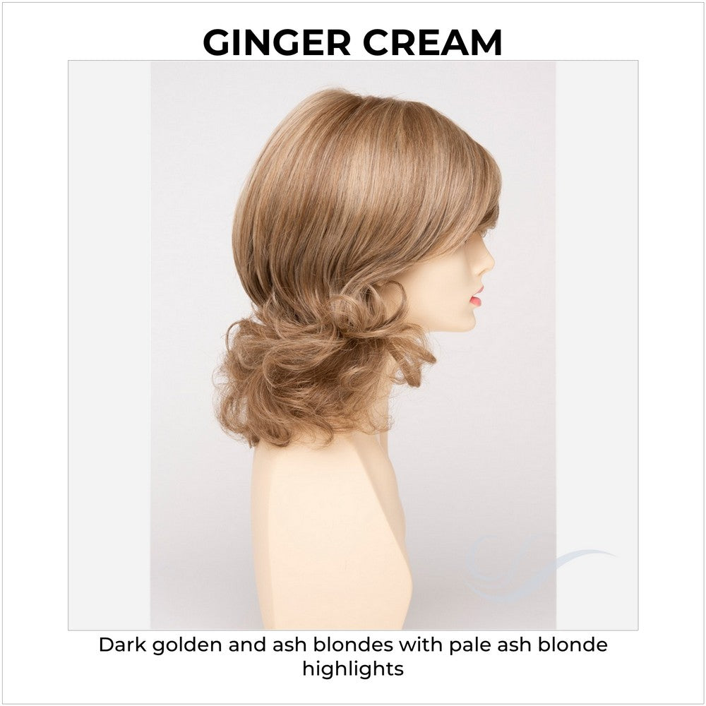 Danielle By Envy in Ginger Cream-Dark golden and ash blondes with pale ash blonde highlights