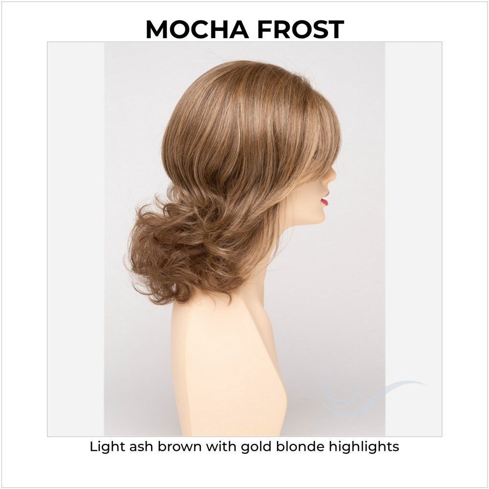 Danielle By Envy in Mocha Frost-Light ash brown with gold blonde highlights