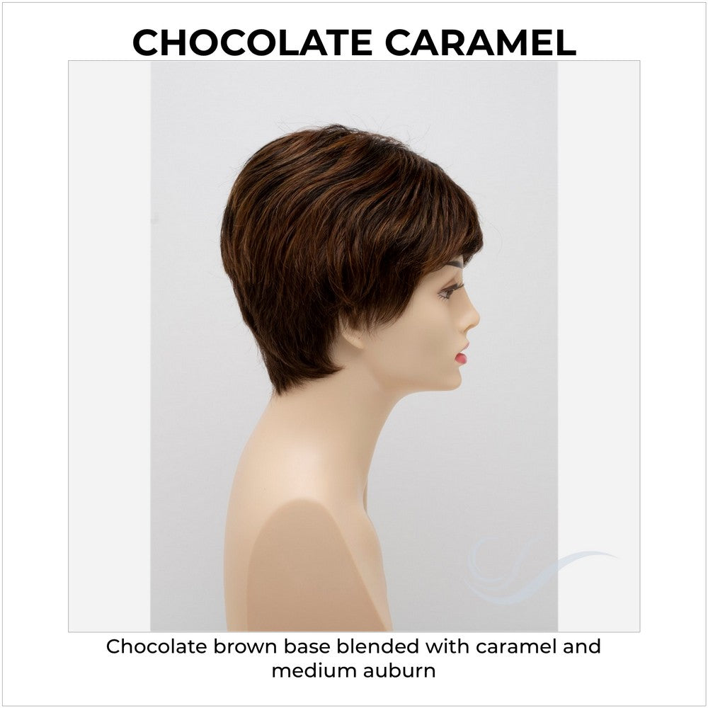 Destiny By Envy in Chocolate Caramel-Chocolate brown base blended with caramel and medium auburn