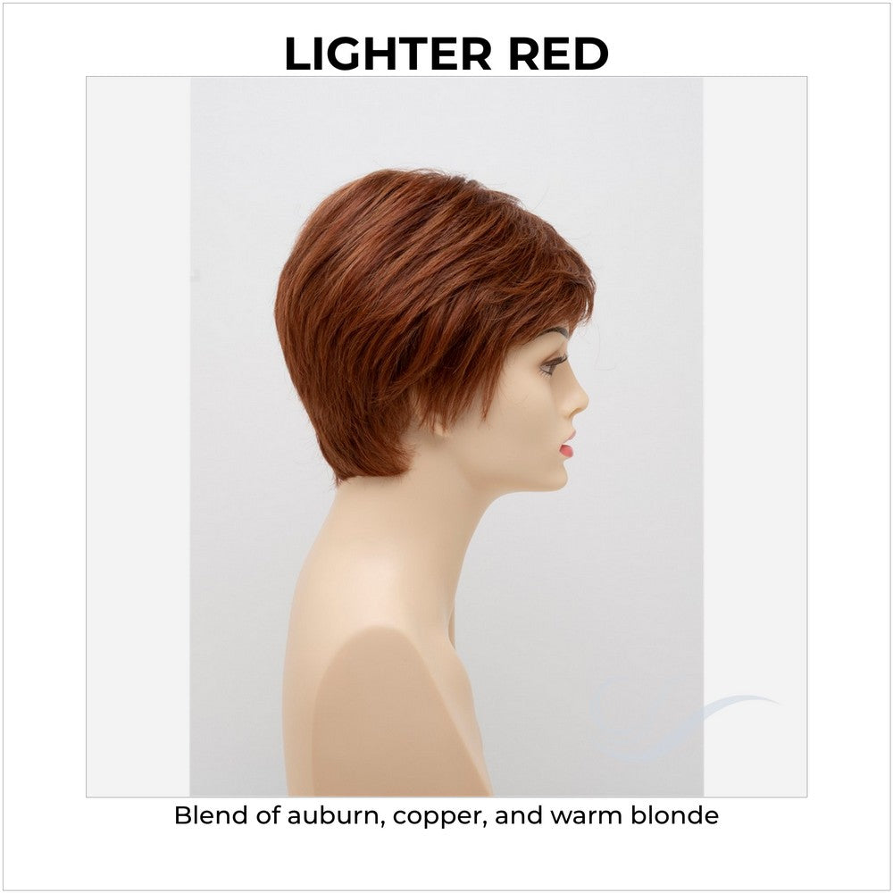 Destiny By Envy in Lighter Red-Blend of auburn, copper, and warm blonde