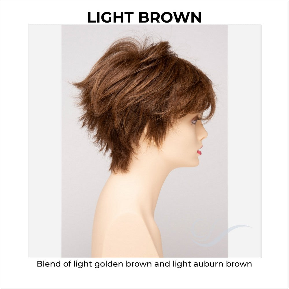 Flame By Envy in Light Brown-Blend of light golden brown and light auburn brown