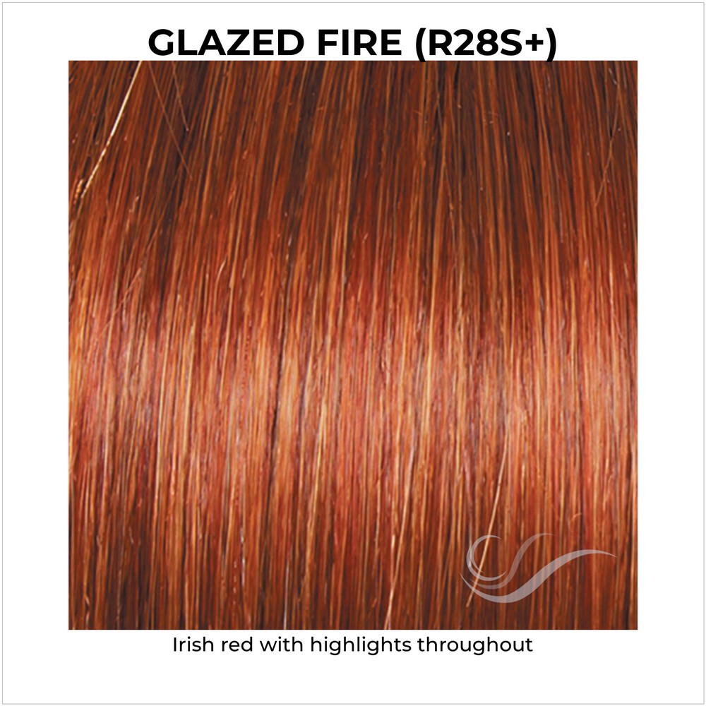 Glazed Fire (R28S+)-Irish red with highlights throughout