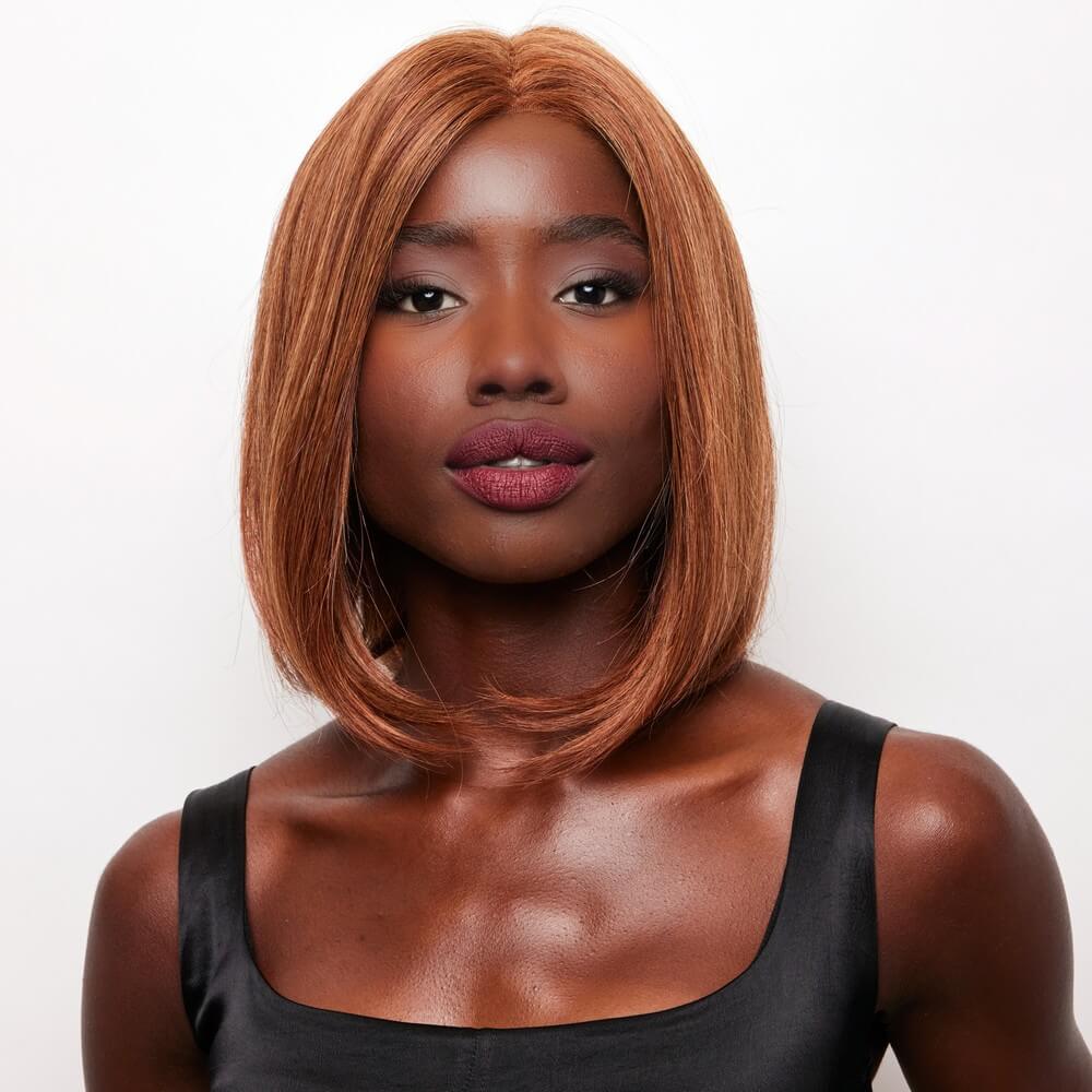 Harriet by Alexander Human Hair wig in Autumn Teak Image 4