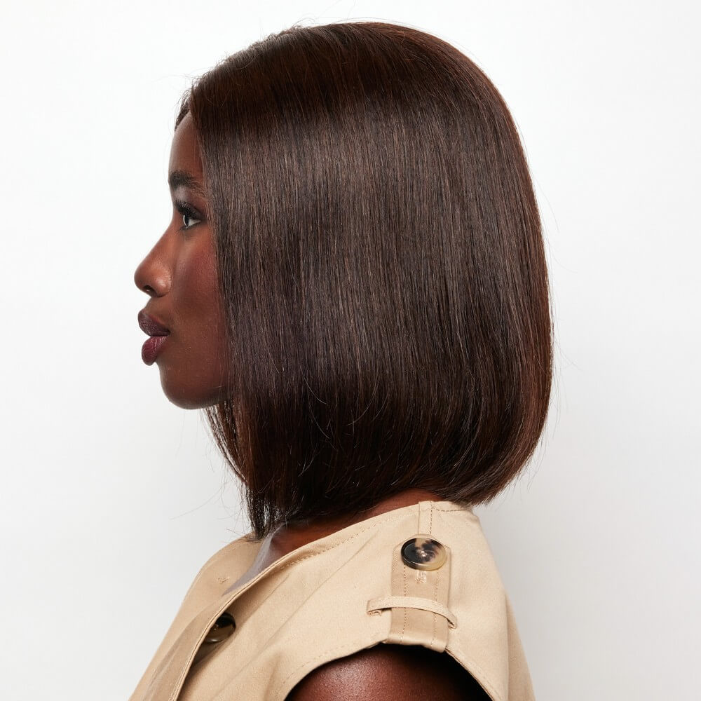 Harriet by Alexander Human Hair wig in Coco Brown Image 4