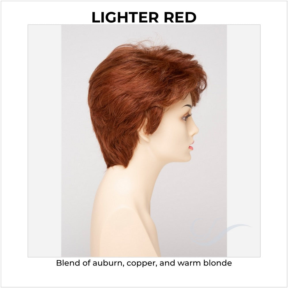 Heather By Envy in Lighter Red-Blend of auburn, copper, and warm blonde