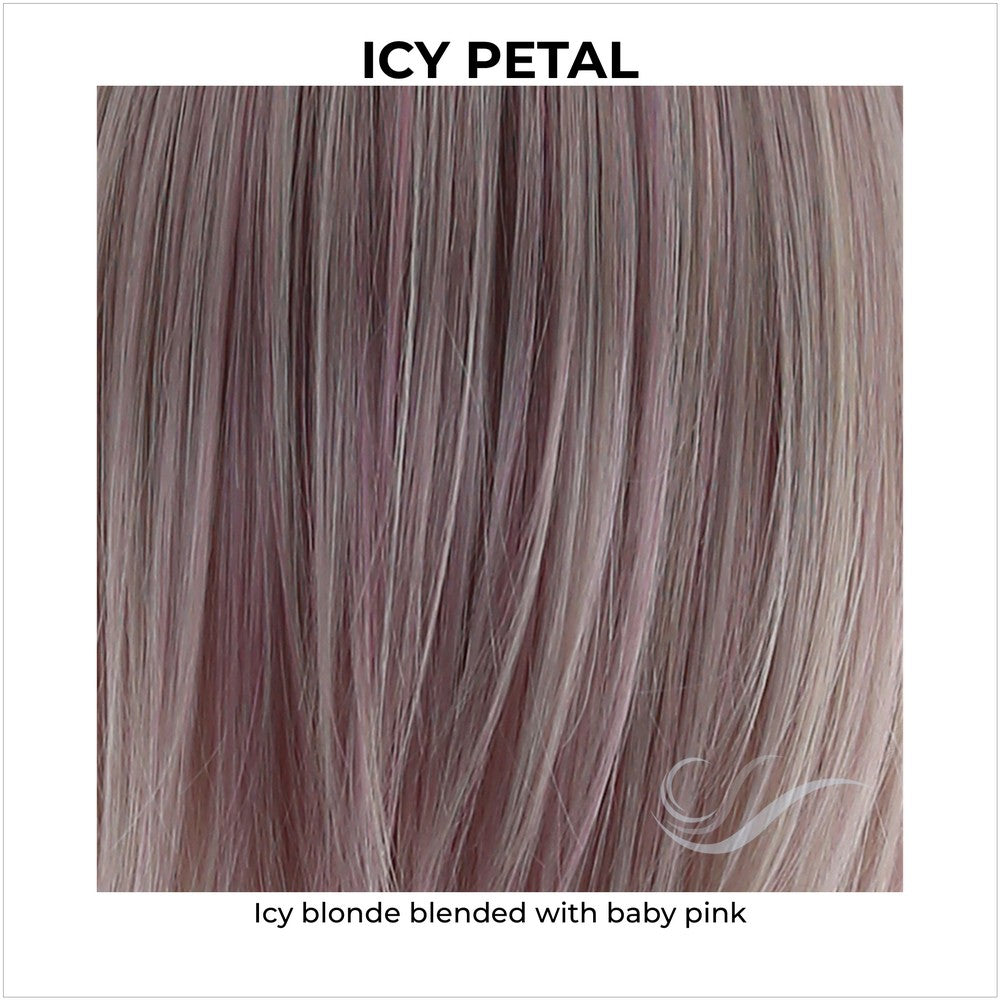 Icy Petal-Icy blonde blended with baby pink