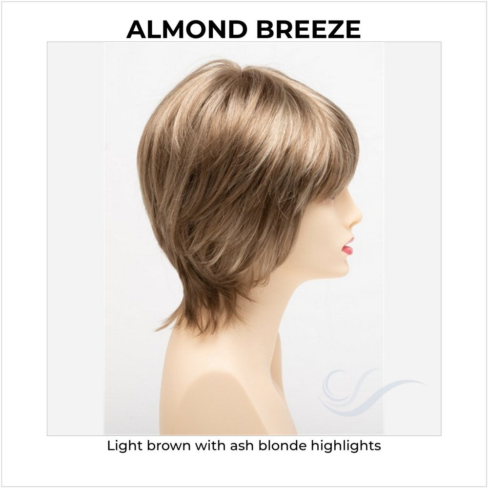 Jane by Envy in Almond Breeze-Light brown with ash blonde highlights