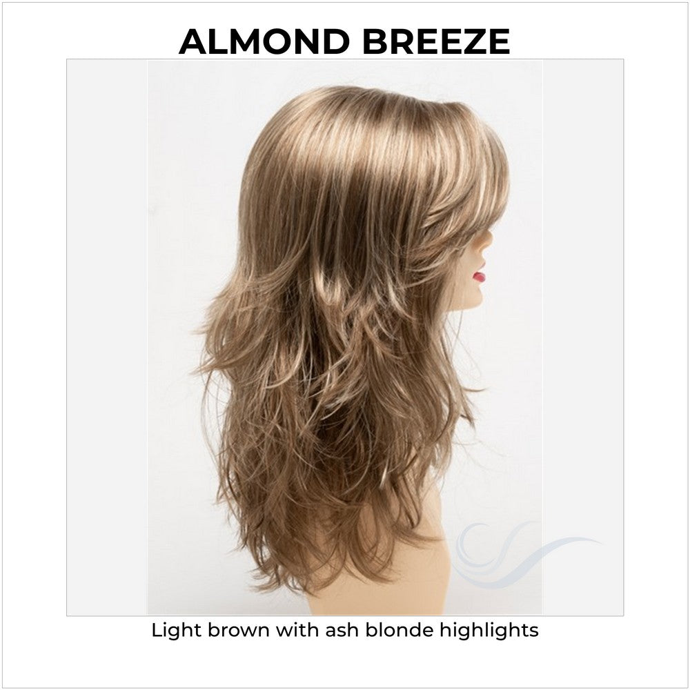 Joy by Envy in Almond Breeze-Light brown with ash blonde highlights