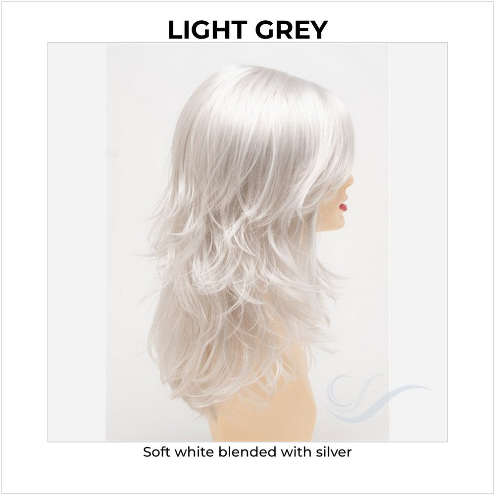 Joy by Envy in Light Grey-Soft white blended with silver