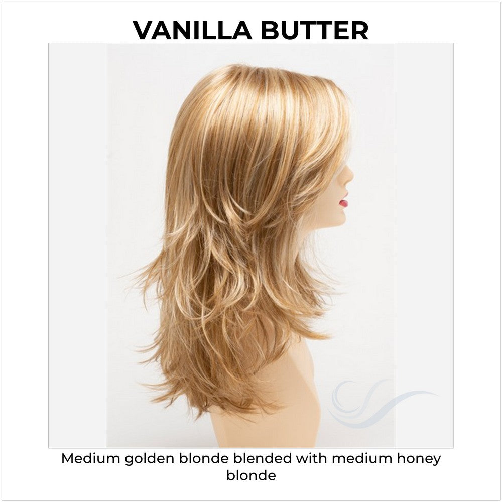 Joy by Envy in Vanilla Butter-Medium golden blonde blended with medium honey blonde